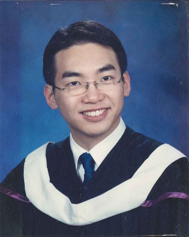 Alvin Yeung when he finished his undergraduate degree in 2002.