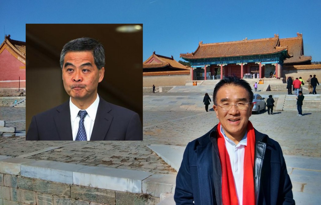 Michael Tien criticised CY Leung in an interview. 