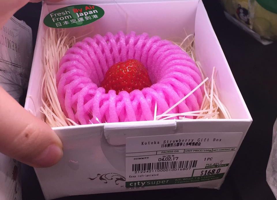Image result for strawberry over packaging