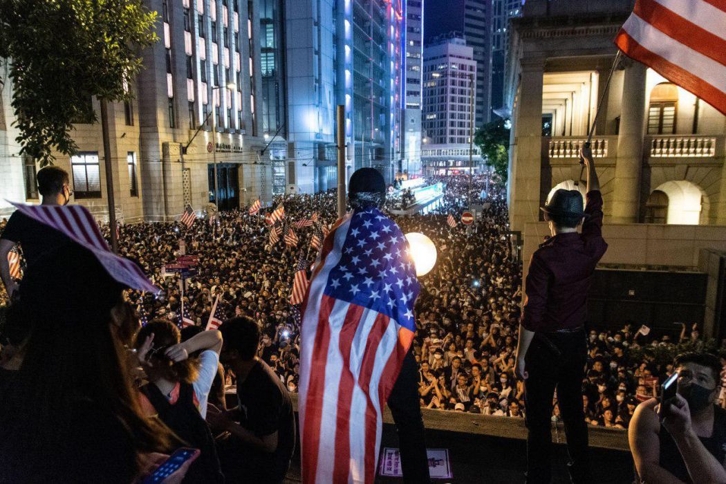 October 14 US rally Hong Kong Human Rights Democracy Act Chater Garden
