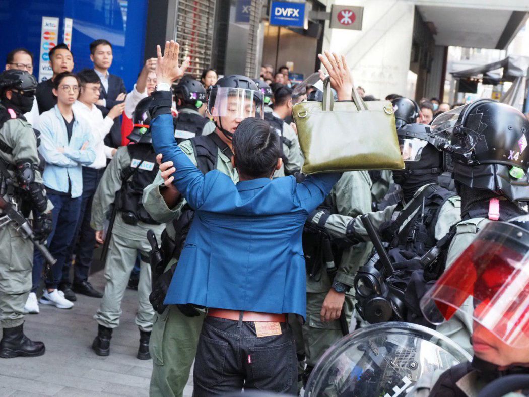 november 11 Central riot police